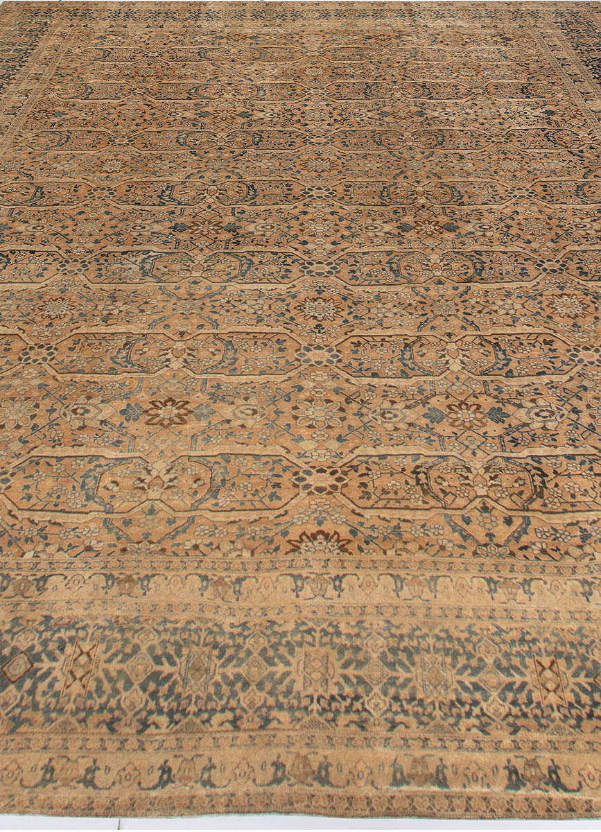 Authentic Persian Tabriz Handmade Wool Rug BB6804
