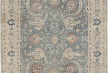 Antique Persian Tabriz Beige and Rosewood Handwoven Wool Rug BB6896