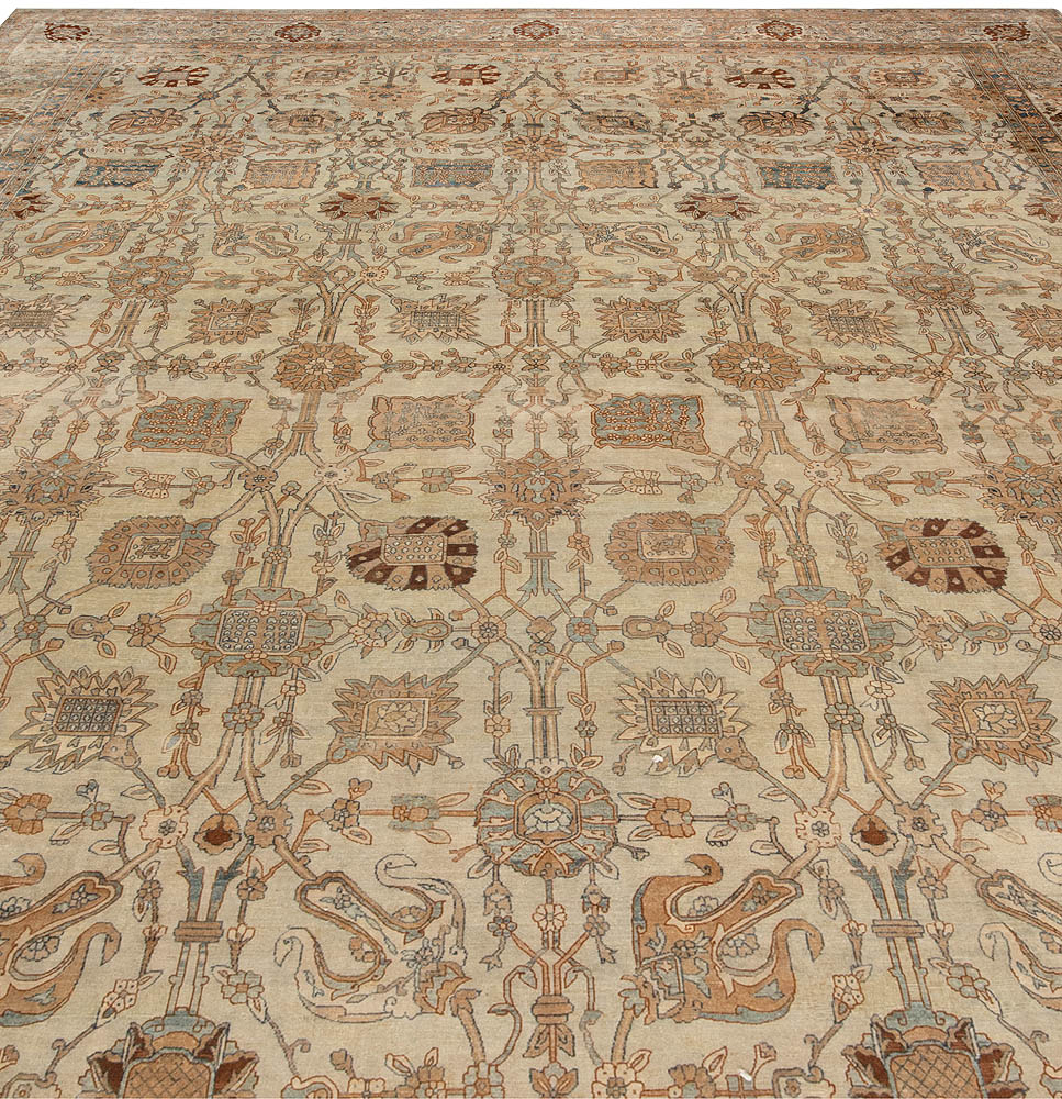 Vintage Persian Kirman Carpet BB6738