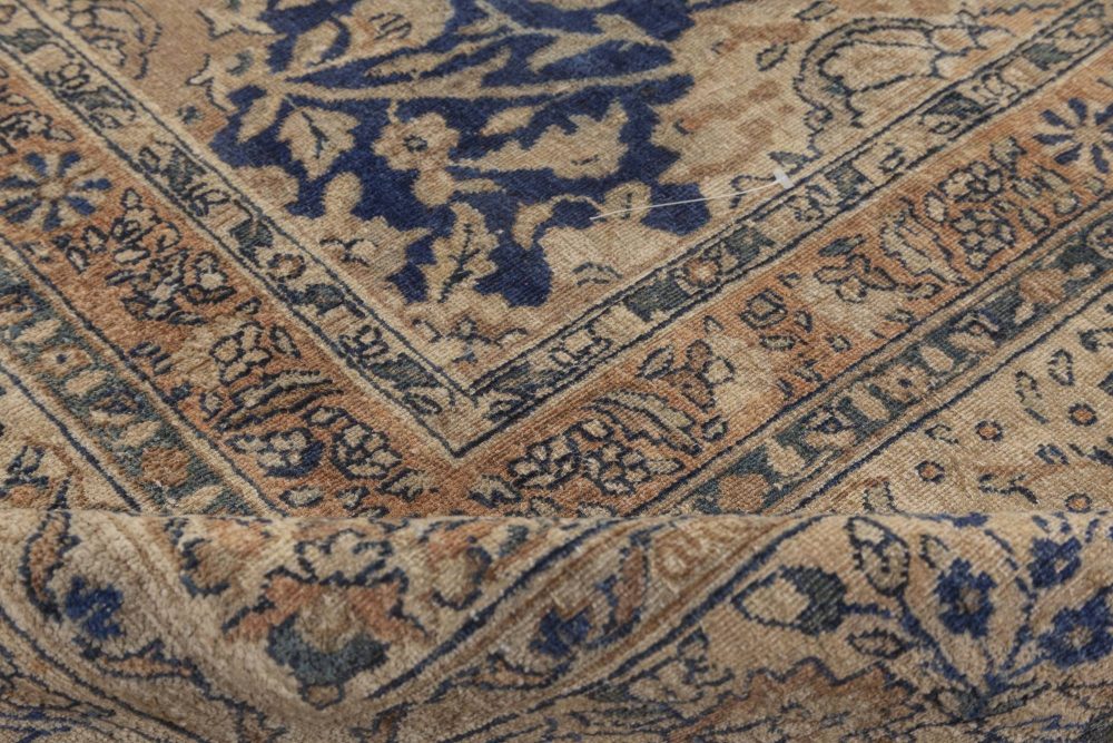 Oversized Authentic 19th Century Persian Kirman Botanic Handmade Wool Rug BB6698
