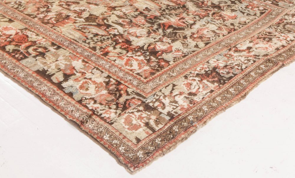 19th Century Karabagh Handmade Wool Carpet BB6621