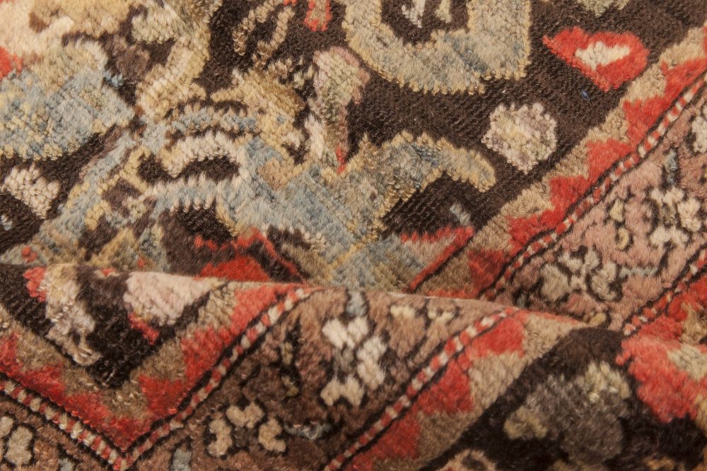 19th Century Karabagh Handmade Wool Carpet BB6621