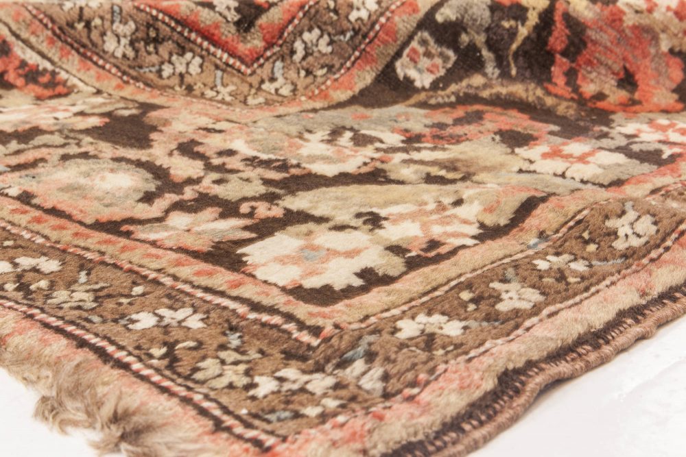 19th Century Karabagh Handmade Wool Carpet BB6621