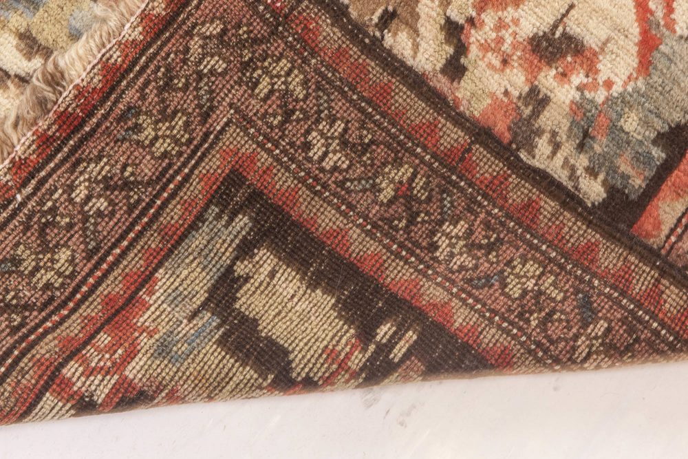 19th Century Karabagh Handmade Wool Carpet BB6621