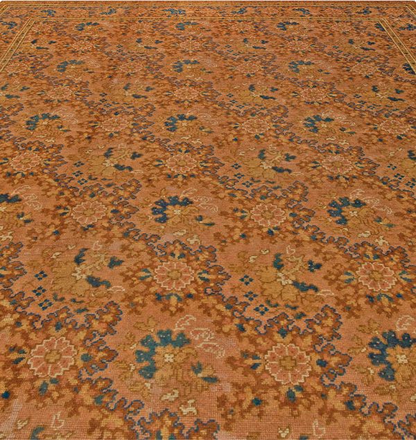 Antike Englische Axminster Teppich Bb6809 Von Doris Leslie Blau