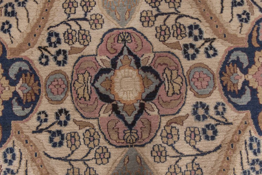 Antique Persian Khorassan Hand Knotted Wool Rug BB6588