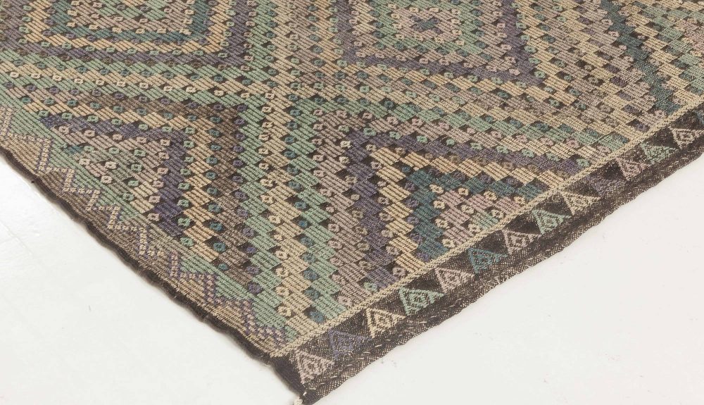 Mid-20th Century Moroccan Handmade Kilim Rug in Pastel Shades BB6868