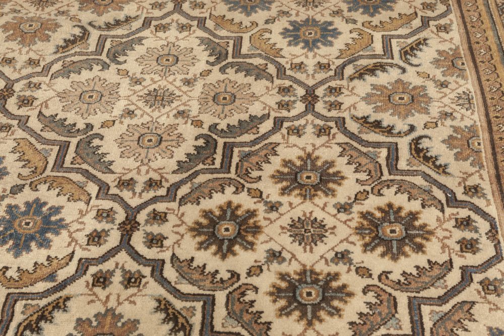Oversized Vintage Indian Amristar Rug (Size Adjusted) BB6795