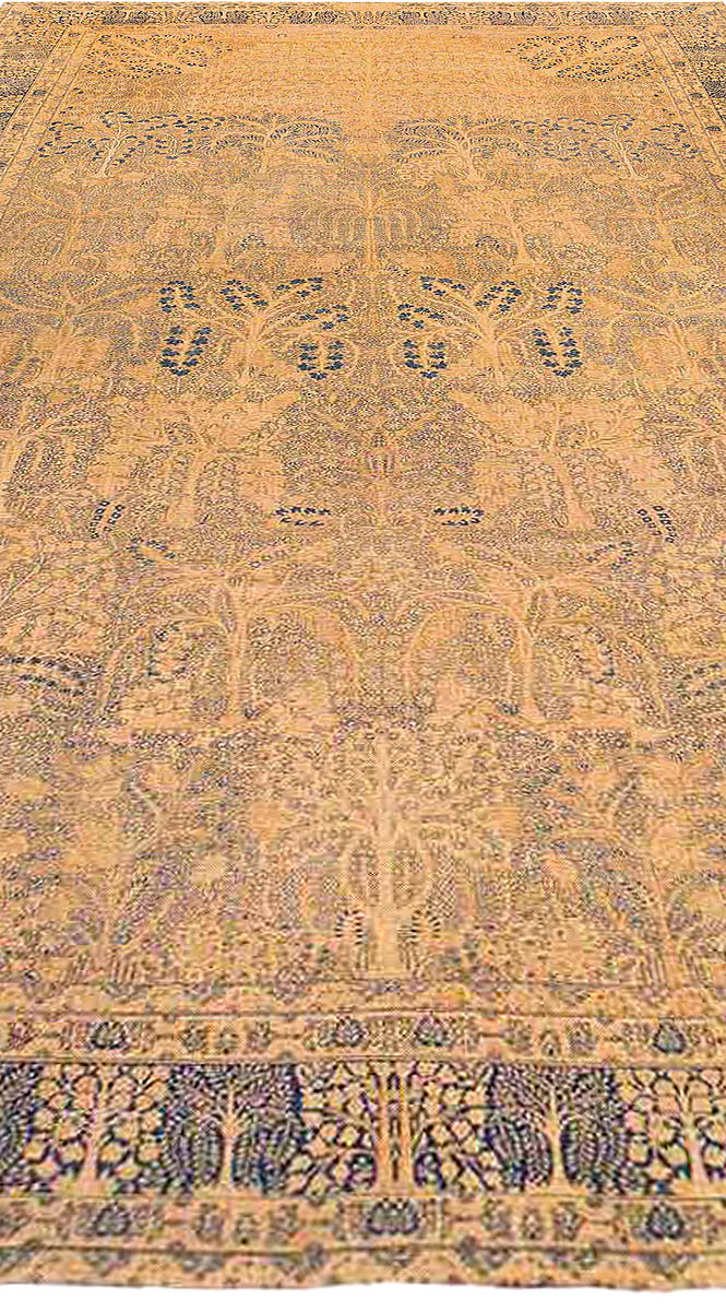 Authentic 19th Century Persian Kirman Carpet BB6696