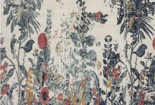 Doris Leslie Blau Collection Efflorescence Handmade Silk and Wool Rug N11762