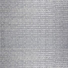 “Pacific Pebbles” Oversized Modern Abstract Light Gray Hand-Knotted Wool & Silk Rug N11814