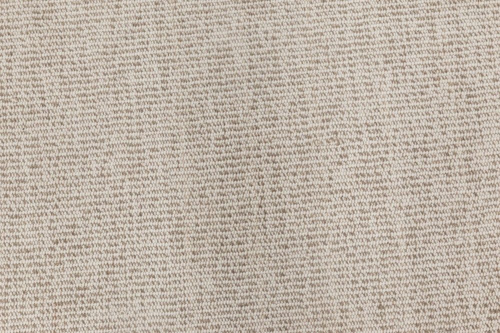 Doris Leslie Blau Collection Sandy Beige Flat-Woven Wool Kilim Rug N11812