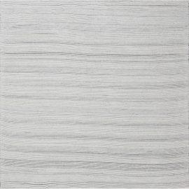 Contemporary Hand-Knotted Stripes Light Gray Handmade Wool Carpet Bauer Collection “Gray Bauer Collection” N11835