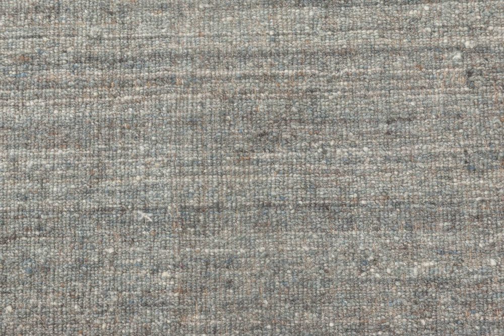 Doris Leslie Blau Collection Bauer Pattern Less Design Gray Wool Rug II N11840