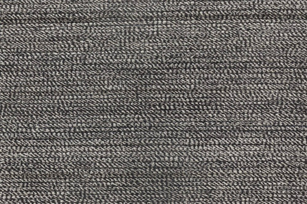 Doris Leslie Blau Collection Bauer Minimalist Gray Handmade Wool Rug I N11834