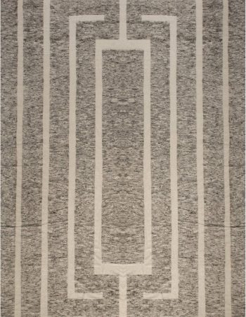 Contemporary Flatweave Solid Light Beige Wool Carpet “Alabaster” N12854 Contemporary Flatweave Solid Light Beige Wool Carpet “Alabaster” N12854