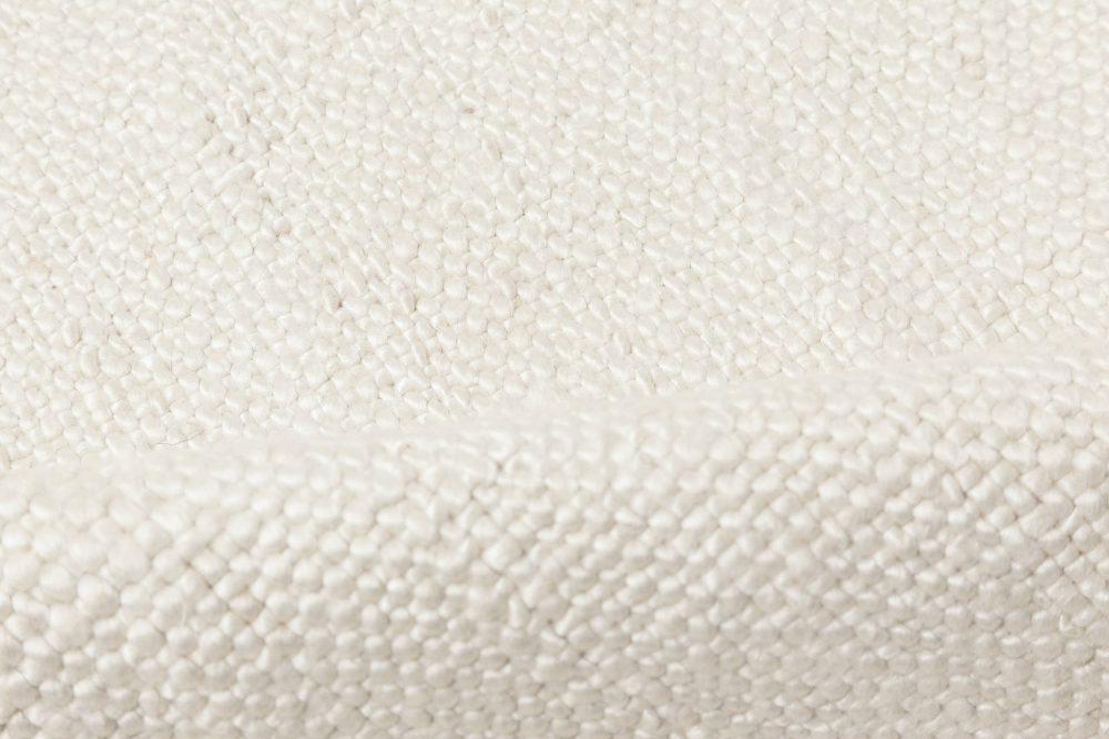 Doris Leslie Blau Collection Mirage Solid White Flat-Weave Wool Rug N11768