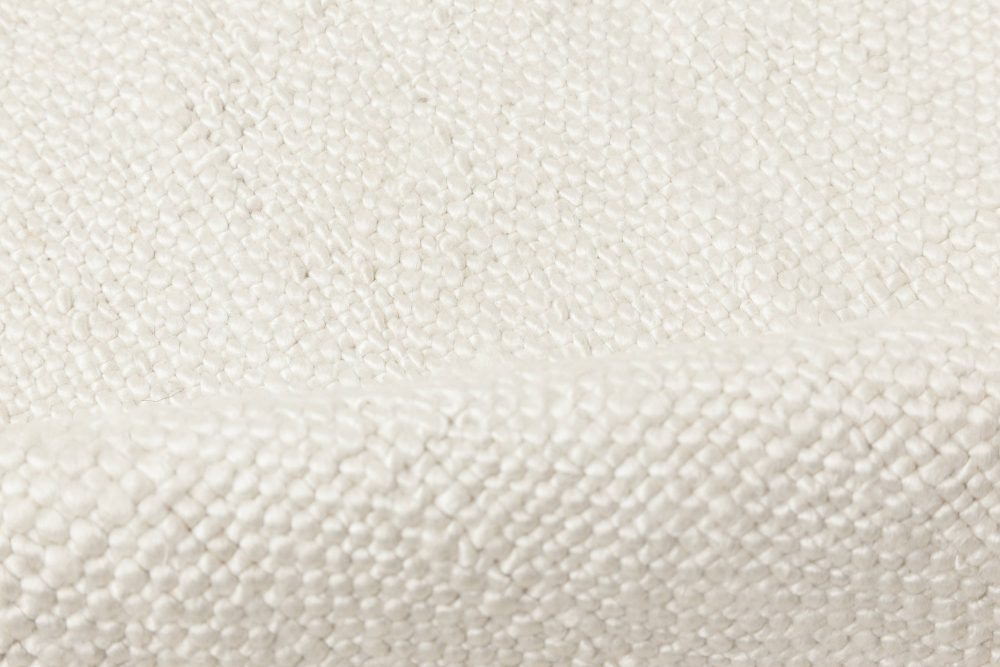 Doris Leslie Blau Collection Mirage Solid White Flat-Weave Wool Rug N11768