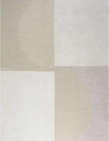 Contemporary Flatweave Solid Light Beige Wool Carpet “Alabaster” N12854 Contemporary Flatweave Solid Light Beige Wool Carpet “Alabaster” N12854
