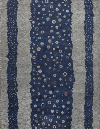 Contemporary Art Deco Floral Light Beige With Warm Tan Hand-Knotted Silk Rug “Flower Garden” Designed By Suzanne Lovell N10942 Contemporary Art Deco Floral Light Beige With Warm Tan Hand-Knotted Silk Rug “Flower Garden” Designed By Suzanne Lovell N10942