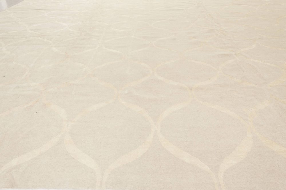 Doris Leslie Blau Collection Oversized Contemporary Gray Wool Rug N11278