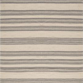 Dhurrie Contemporary Vertical Stripes Flatweave Carpet In Light Beige With Gray “Doric” N11795