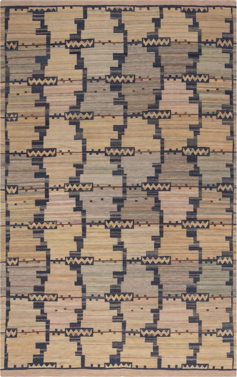 Swedish Design Flat Weave Rug N11774