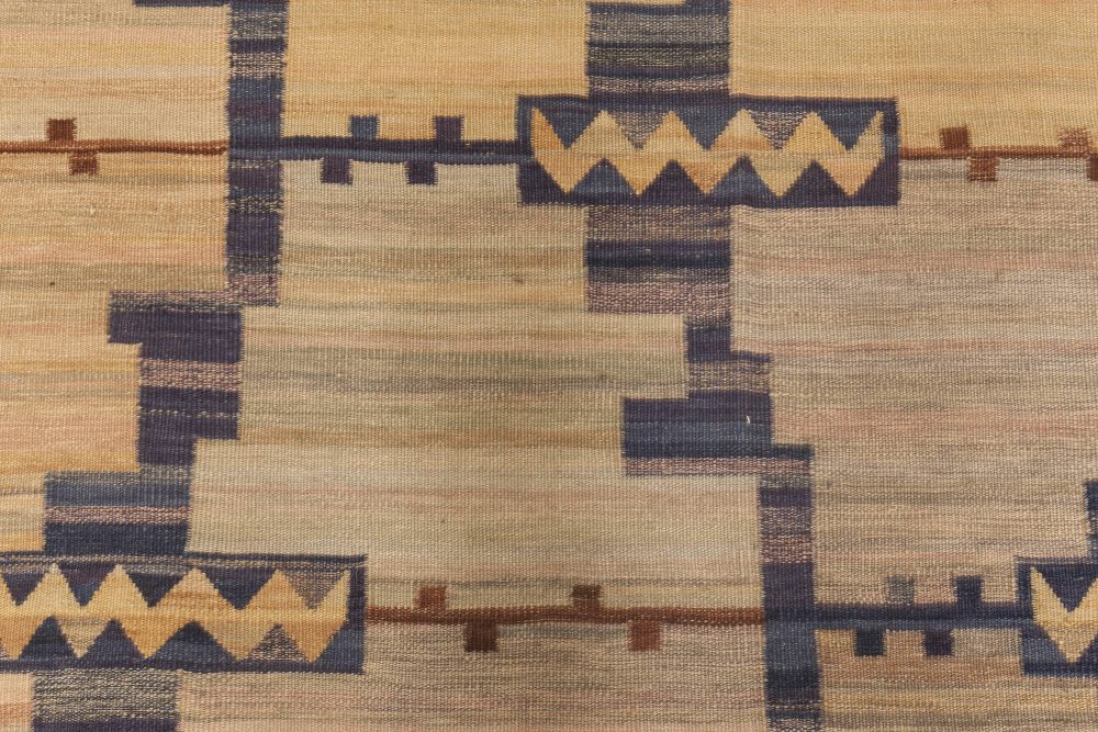 Swedish Design Flat Weave Rug N11774