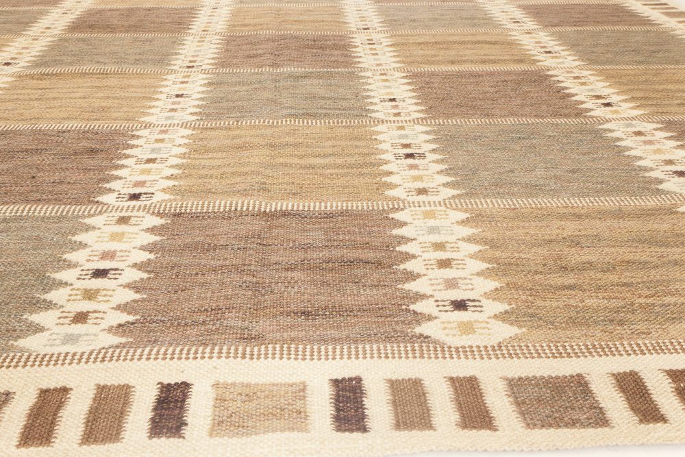 Swedish Design Flat Weave Rug N11775