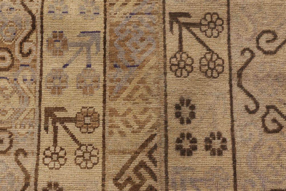 Doris Leslie Blau Collection Beige Samarkand Runner “Fragment” N11622