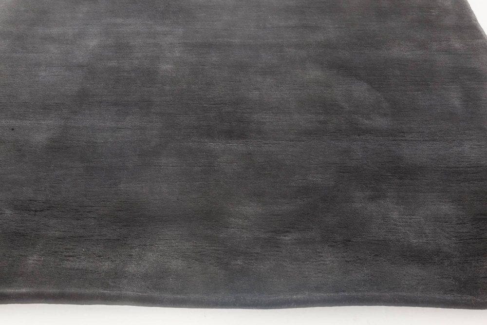 Doris Leslie Blau Collection Modern Black Mohair Rug N11820
