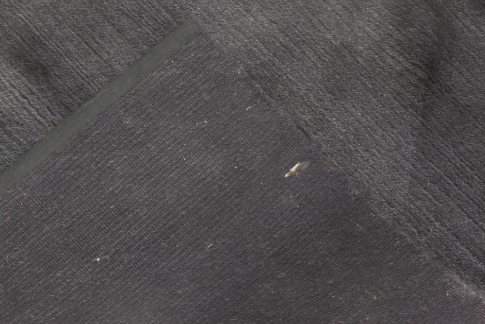 Doris Leslie Blau Collection Modern Black Mohair Rug N11820