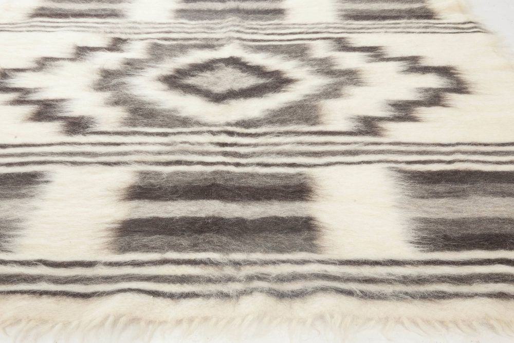 Doris Leslie Blau Collection European Folk Stamverband VI Goat Hair Rug N11832