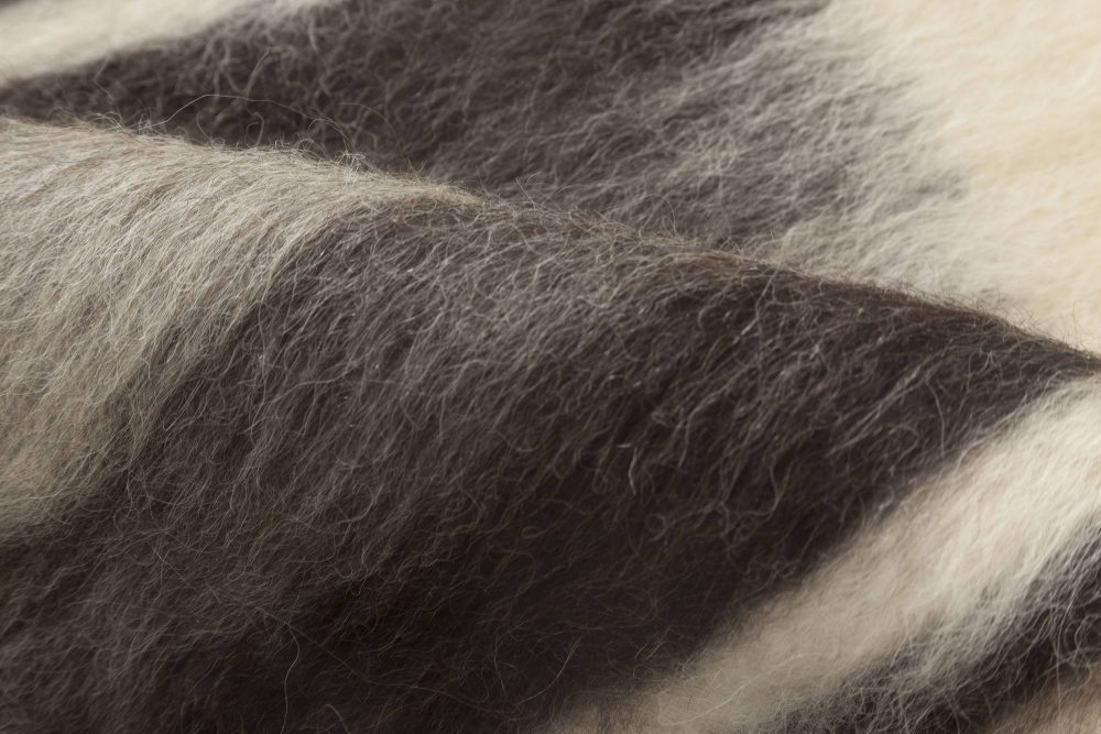 Doris Leslie Blau Collection European Folk Stamverband VI Goat Hair Rug N11832