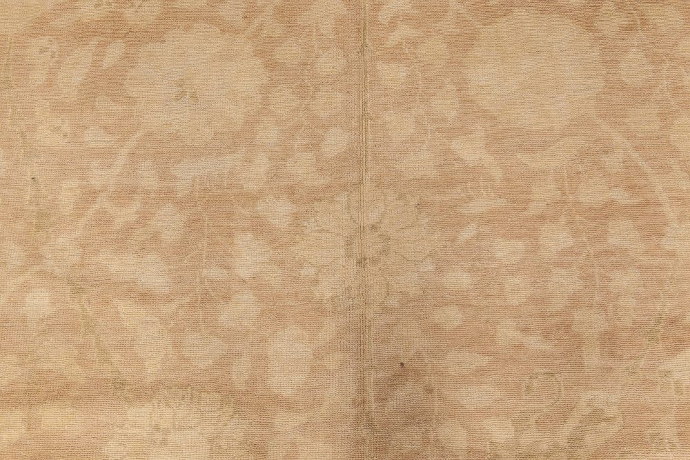 Doris Leslie Blau Collection Traditional Oriental Inspired Beige Wool Rug N11760