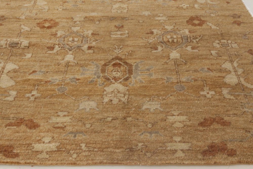 Doris Leslie Blau Collection Traditional Tabriz Inspired Beige Rug “Fragment” N11794