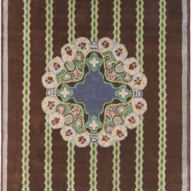 Vintage Hand-Knotted Rug BB6639