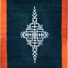 Vintage Hand-Knotted Rug BB6715