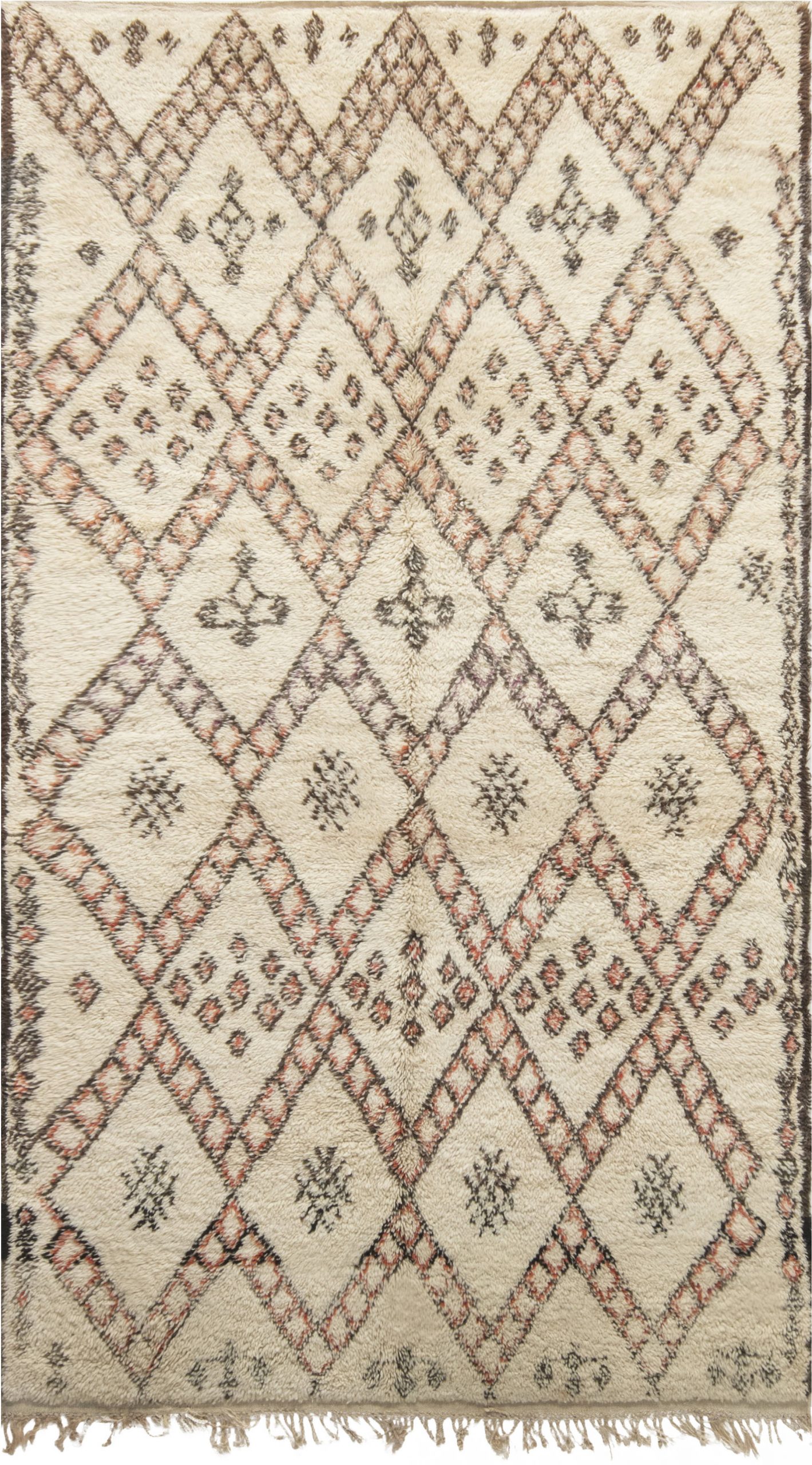 Vintage Hand-Knotted Rug BB6878