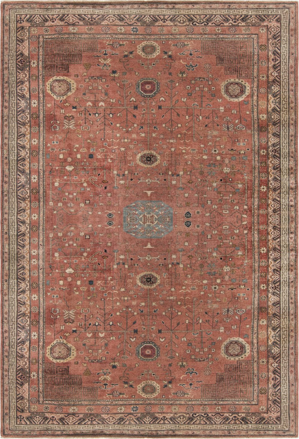 Vintage Samarkand Rug BB6859