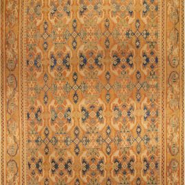 Elegant Vintage Hand-Knotted Carpet BB6751