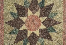 One-of-a-kind Vintage Star Designed <mark class='searchwp-highlight'>Hooked</mark> Rug BB6625