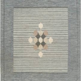 Mid-Century Scandinavian Handmade Rug BB6889
