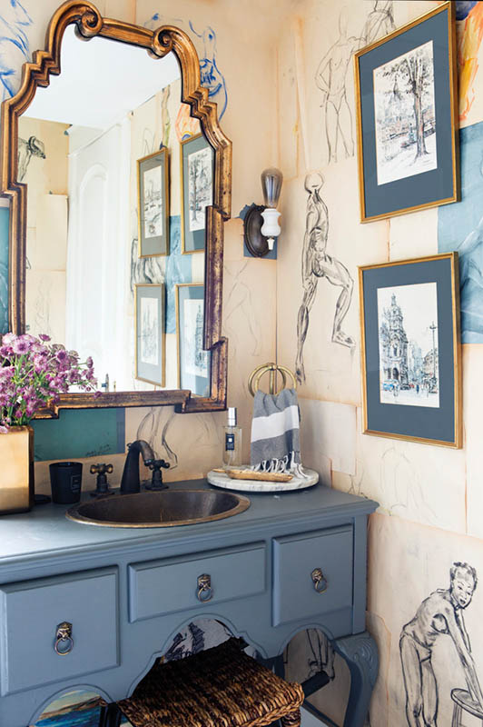 blue interior decor, blueprint color (11)