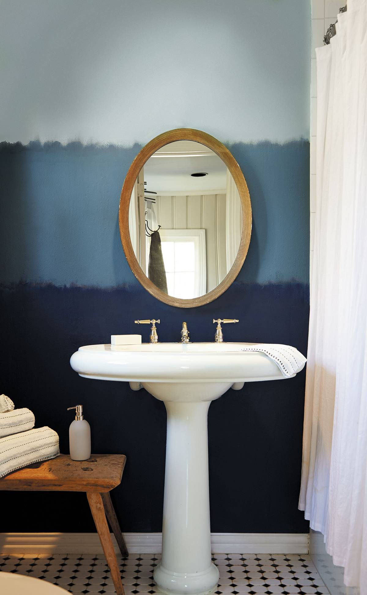 blue interior decor, blueprint color (2)