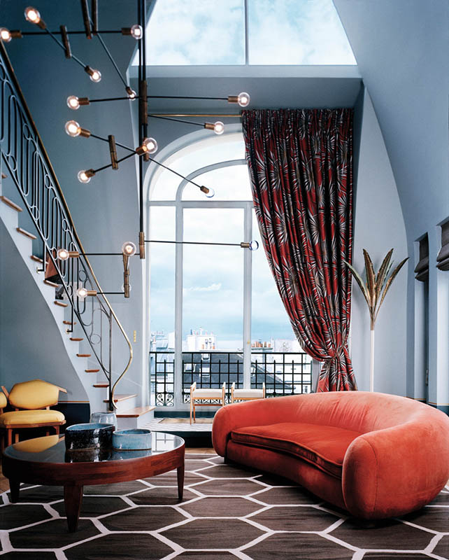 blue interior decor, blueprint color (5)