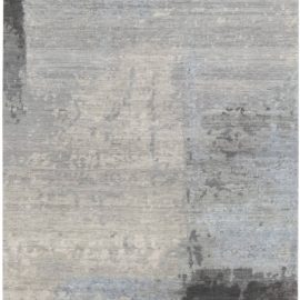 Contemporary Art Deco Style Handmade Wool Runner N11874