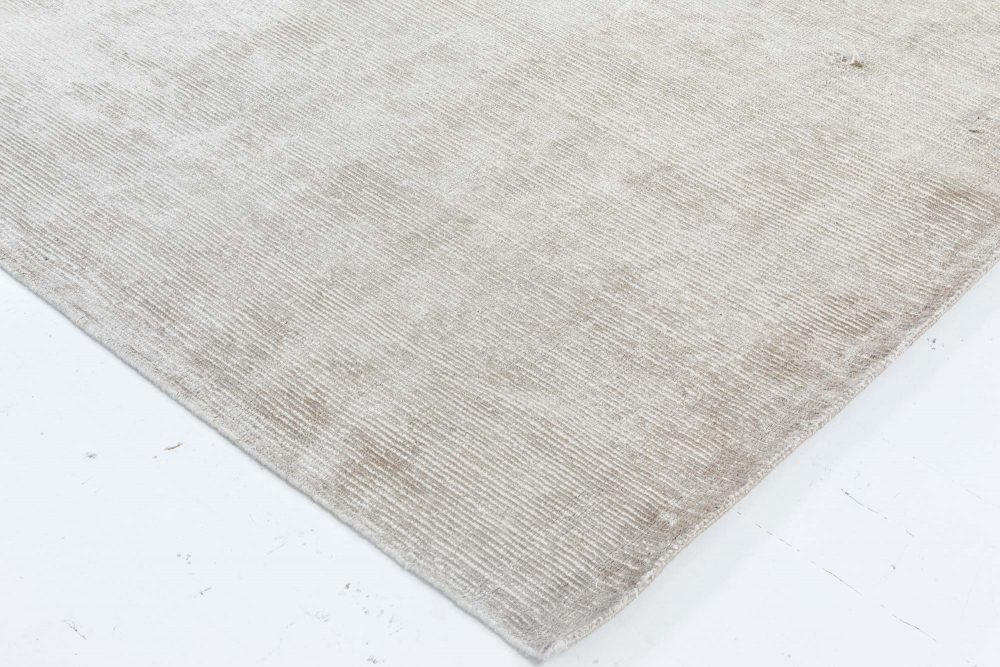 Doris Leslie Blau Collection White Handmade Wool Rug N11870