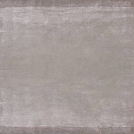 Contemporary Hand-Knotted Solid Silk Rug N11927
