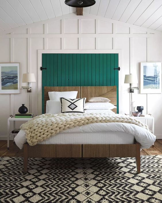 trendy color green interior decor (10)
